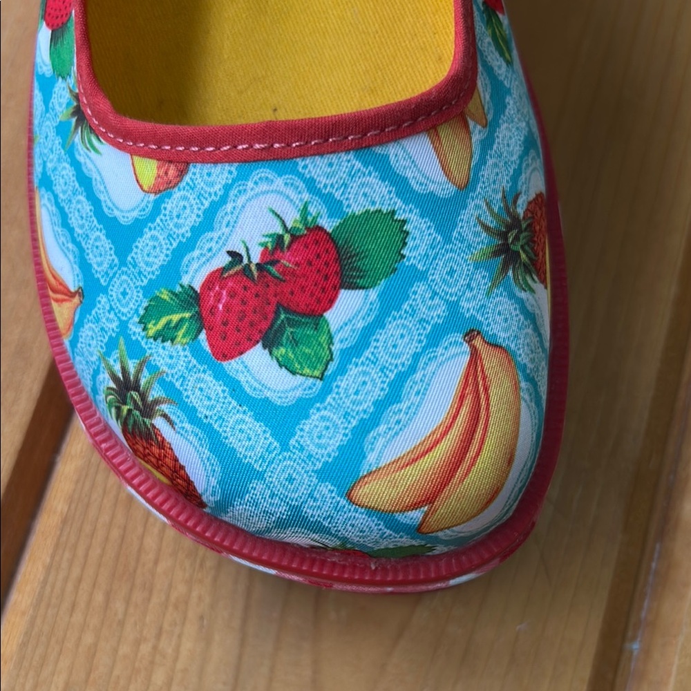 Hot Chocolate Designs Chocolatica’s Fruit Print Platform Mary-Janes Shoes